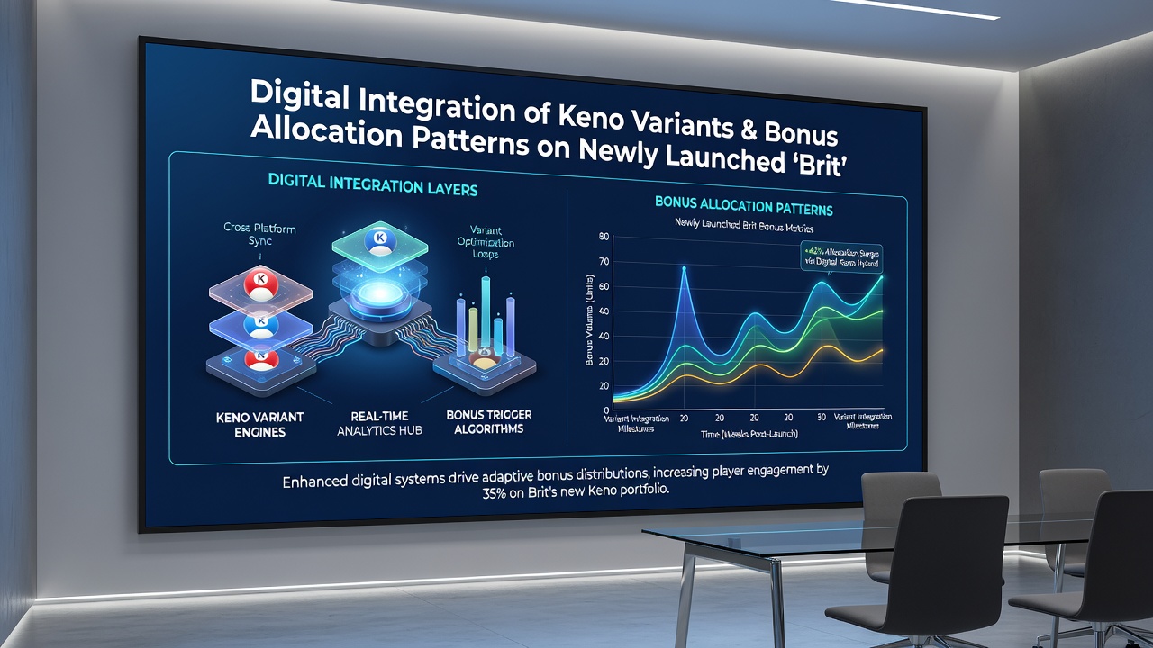 Analytics dashboard illustrating bonus allocation patterns across Keno variants on mobile platforms, highlighting data flows and player engagement metrics